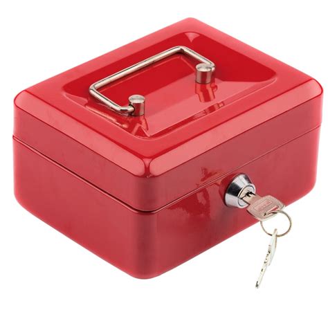 small metal locking box